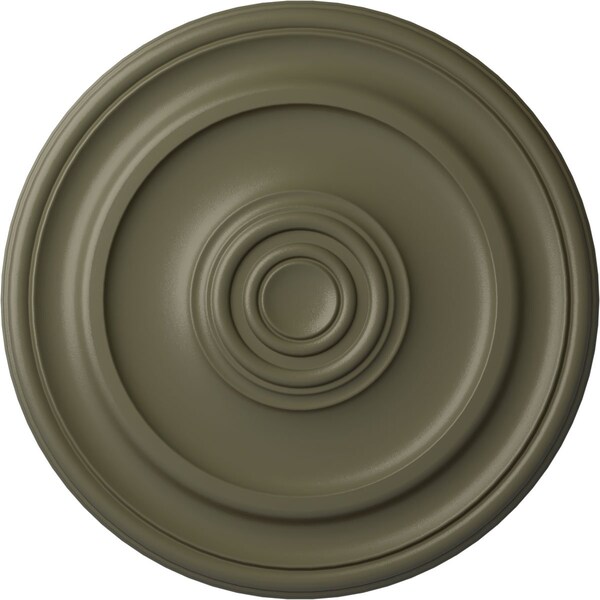 Ekena Millwork Kepler Traditional Ceiling Medallion (For Canopies up to 4 1/2"), 19 3/4"OD x 1 1/2"P, Spartan Stone CM20KPSSF - main